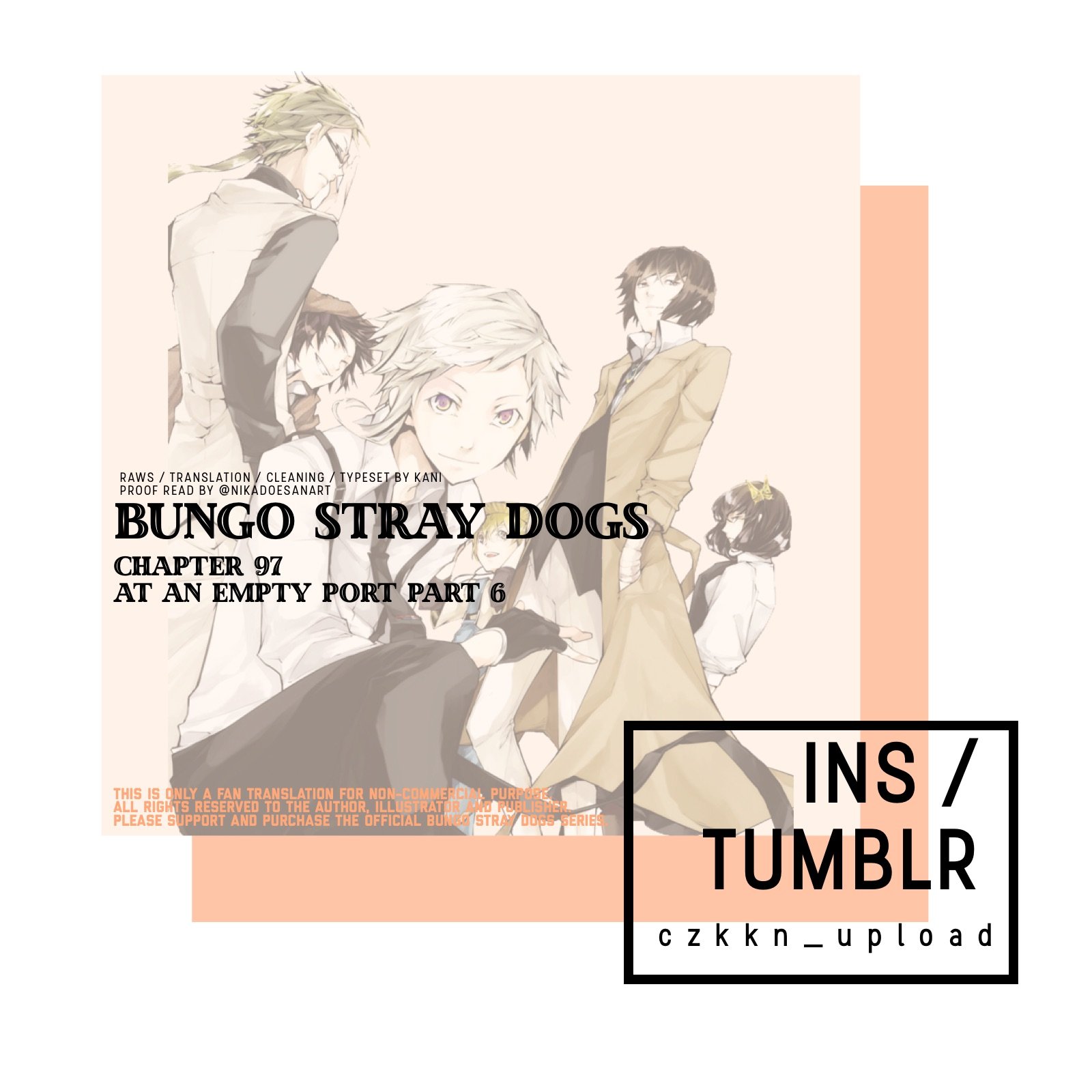 Bungou Stray Dogs, Chapter 97 image 01